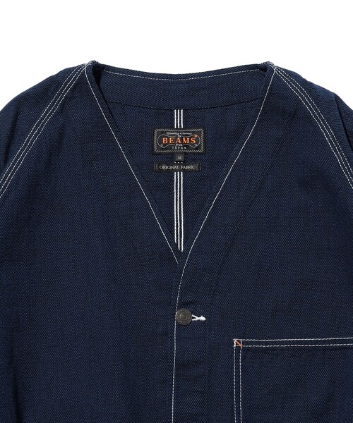 デニムジャケット gジャン Engineer Jacket Indigo Oxford メンズの画像