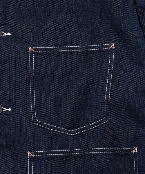 デニムジャケット gジャン Engineer Jacket Indigo Oxford メンズの画像