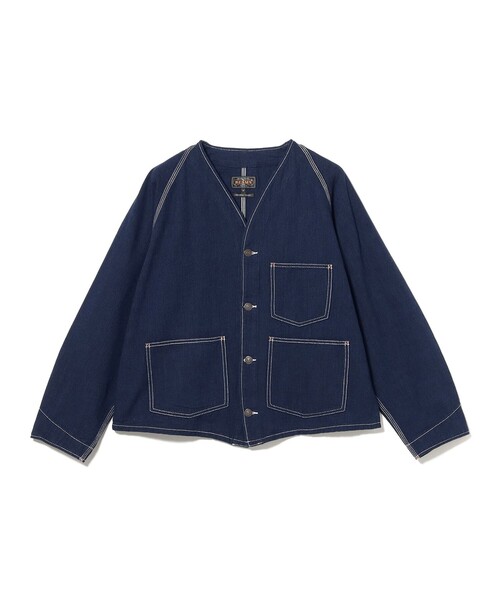 デニムジャケット gジャン Engineer Jacket Indigo Oxford メンズの画像