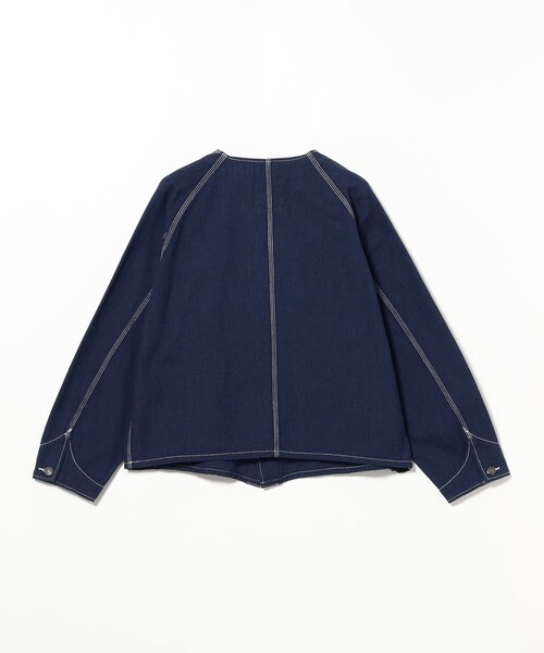 デニムジャケット gジャン Engineer Jacket Indigo Oxford メンズの画像