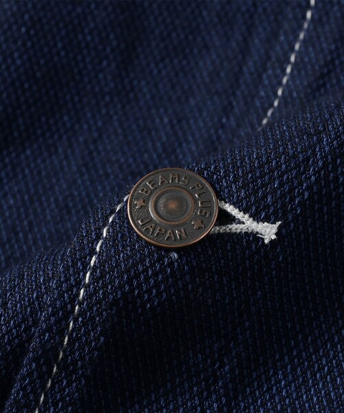 デニムジャケット gジャン Engineer Jacket Indigo Oxford メンズの画像