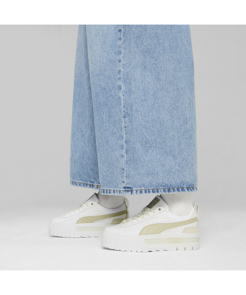 「PUMA」 ローカットスニーカー 22.0cm ホワイト系その他 レディース_画像9