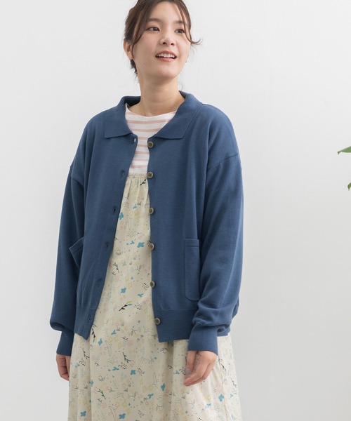 「POU DOU DOU」 ニットカーディガン 3 ブラック レディース_画像9