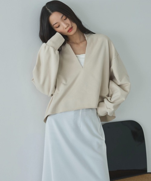 DOUX ARCHIVES（ドゥアルシーヴ） トレーナー スウェット キーネック