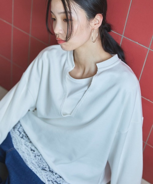 DOUX ARCHIVES（ドゥアルシーヴ） トレーナー スウェット キーネック