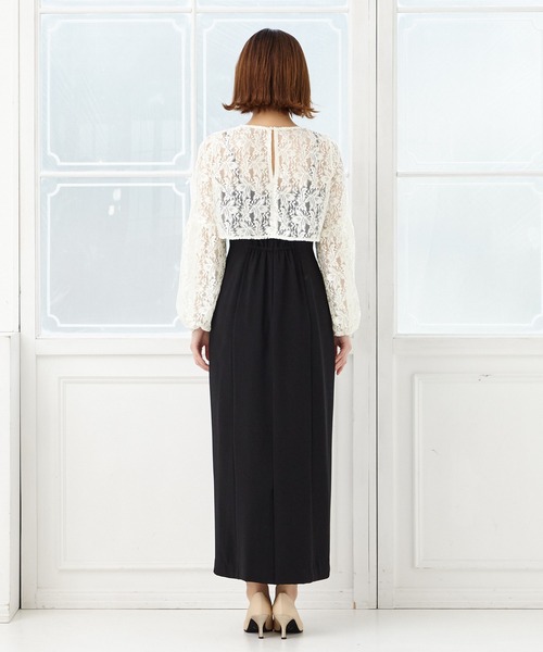 「AIMER」 コンビワンピース SMALL ネイビー レディース_画像4