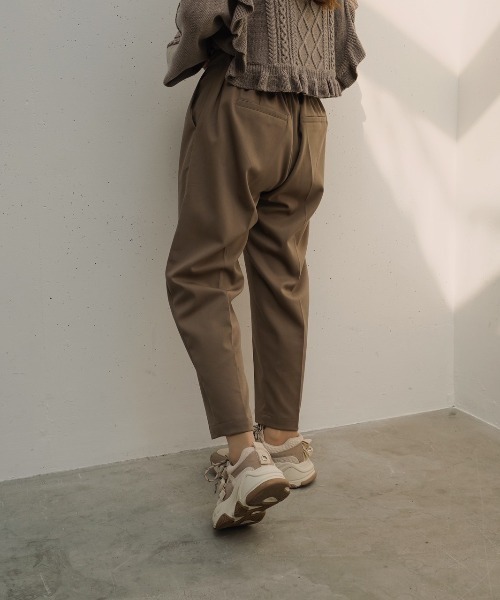 「moi tytto」 イージーパンツ SMALL モカ レディース_画像6