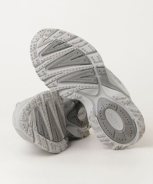 「LACOSTE」 ローカットスニーカー UK3.5 グレー レディース_画像3