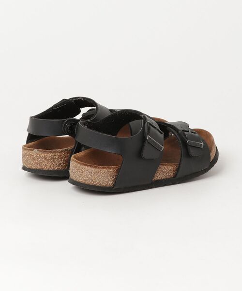 「BIRKENSTOCK」 「KIDS」フラットサンダル 28 ブラック キッズ_画像2