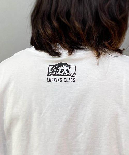 「LURKING CLASS」 半袖Tシャツ M ホワイト メンズ_画像7
