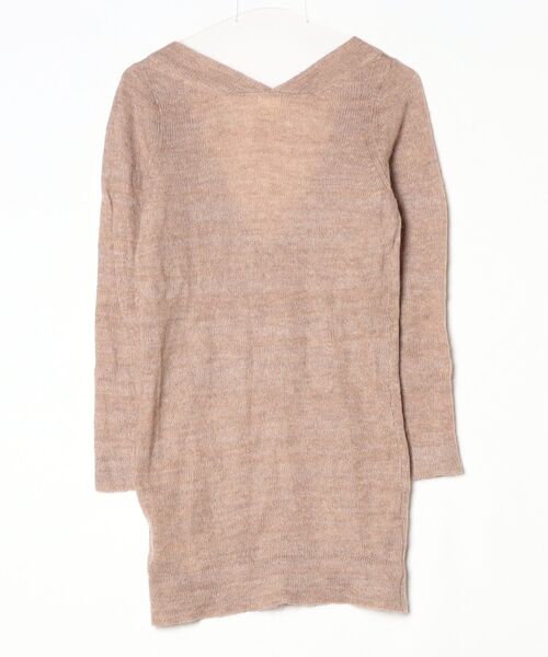「nitca」 7分袖ニット FREE ベージュ レディース_画像2