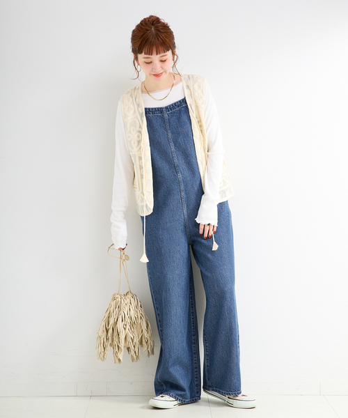 B.C STOCK（ベーセーストック） サロペット オーバーオール