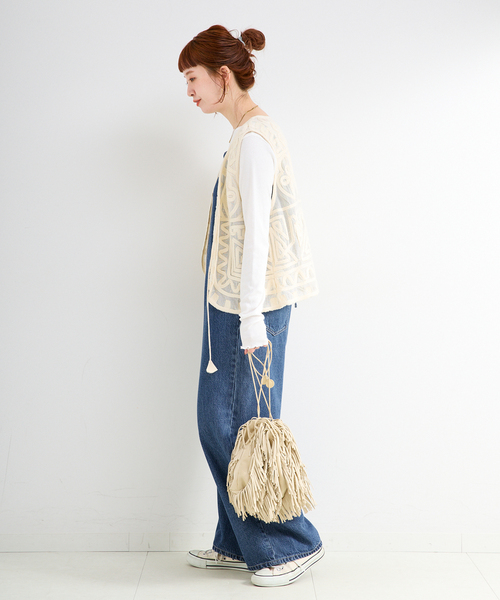 B.C STOCK（ベーセーストック） サロペット オーバーオール