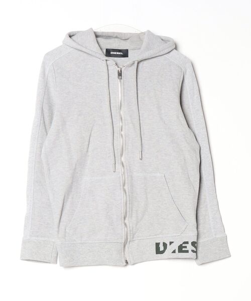 DIESEL（ディーゼル） ジップアップパーカー - グレー メンズ