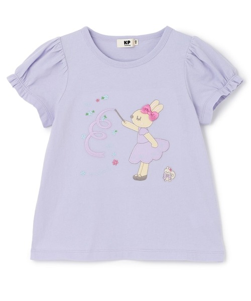 KP tシャツ mimiちゃん アップリケ Tシャツ キッズ 子供服 女の子