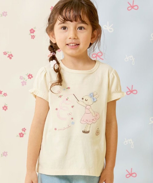 KP tシャツ mimiちゃん アップリケ Tシャツ キッズ 子供服 女の子