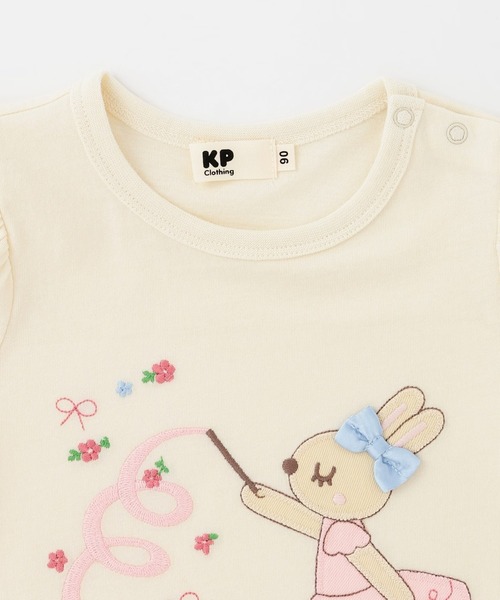 KP tシャツ mimiちゃん アップリケ Tシャツ キッズ 子供服 女の子