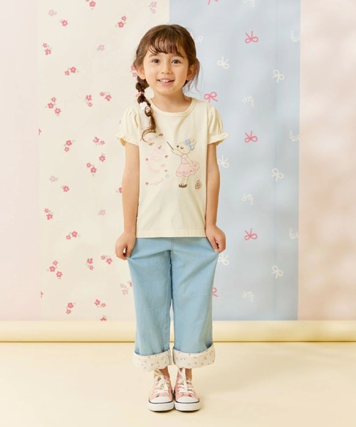 KP tシャツ mimiちゃん アップリケ Tシャツ キッズ 子供服 女の子