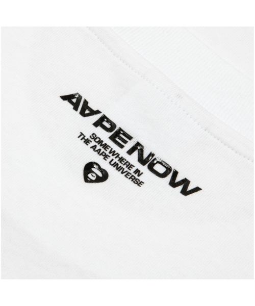 tシャツ AAPE NOW HEART TEE メンズの画像