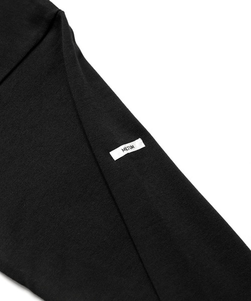 「meltum」 長袖Tシャツ LARGE ブラック メンズ_画像2