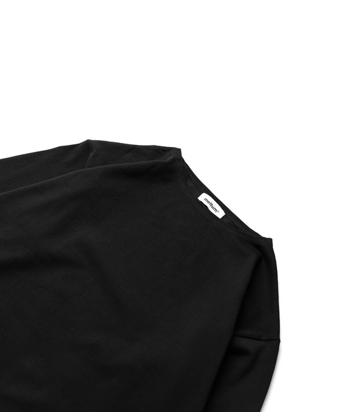 「meltum」 長袖Tシャツ LARGE ブラック メンズ_画像4
