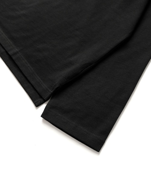「meltum」 長袖Tシャツ LARGE ブラック メンズ_画像5