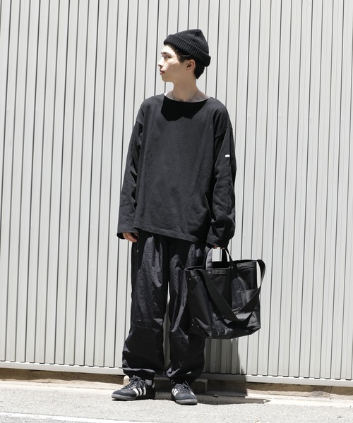 「meltum」 長袖Tシャツ LARGE ブラック メンズ_画像7