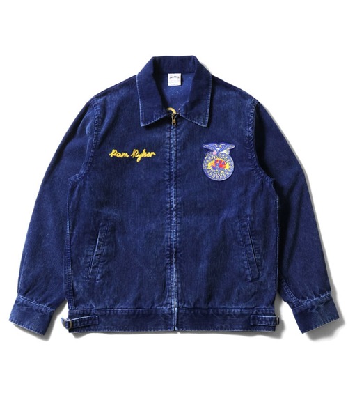 J*1様 【新品】HINSON FFA farmers jacket indig HOUSTON（ヒューストン） ブルゾン アウター INDIGO CORDUROY