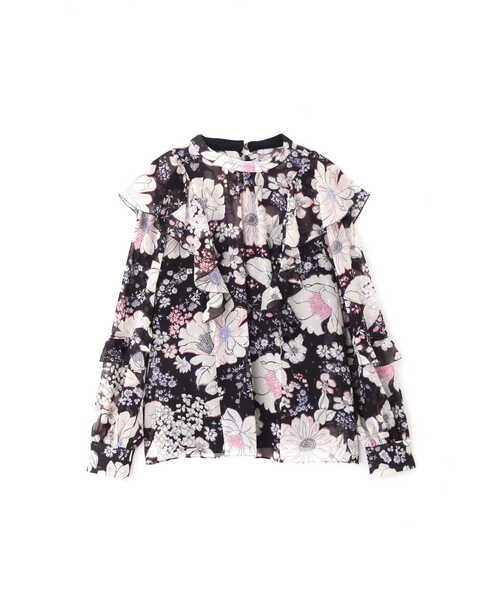 「JILL STUART」 長袖ブラウス MEDIUM レッド レディース_画像8