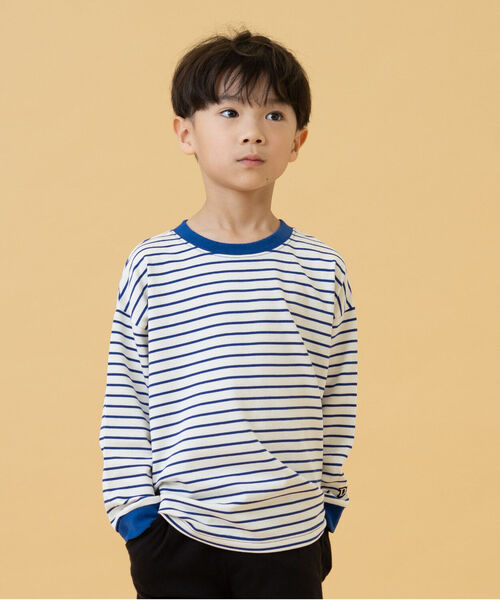 petit main and D. tシャツ 「365D.」アソートマルチボーダー長袖T