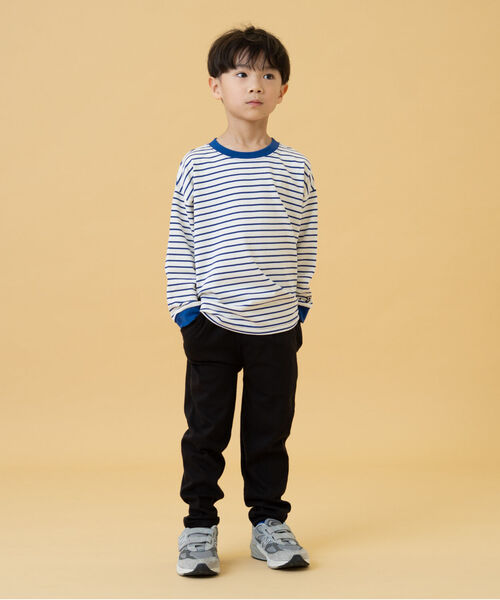 petit main and D. tシャツ 「365D.」アソートマルチボーダー長袖T