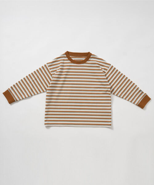 petit main and D. tシャツ 「365D.」アソートマルチボーダー長袖T