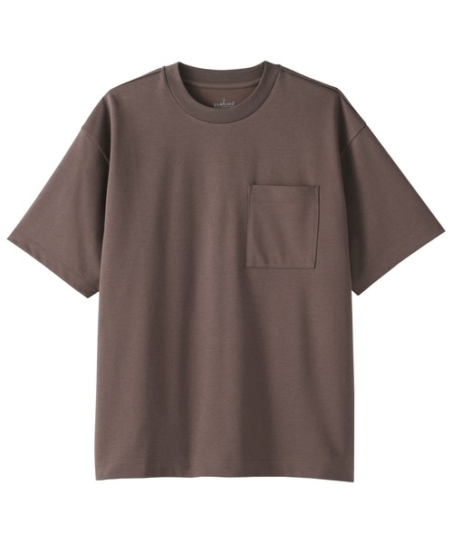 無印良品（MUJI） tシャツ 紳士 涼感UVカットワイド半袖Tシャツ