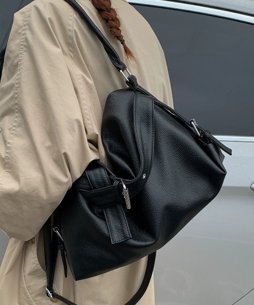 polpetta 黒 レザー ショルダーバッグ UNITED ARROWS（ユナイテッドアローズ） ショルダーバッグ 「POLPETTA