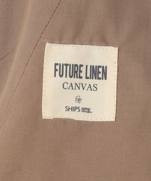 SHIPS any パンツ any:「UVカット」FUTURE LINEN CANVAS リネンライク