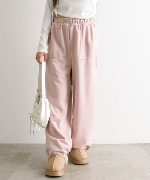 「OLIVE des OLIVE」 スウェットパンツ FREE オートミール レディース_画像5