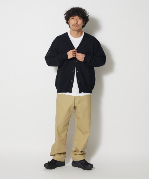 「Snow Peak」 ニットカーディガン M ブラック メンズの画像