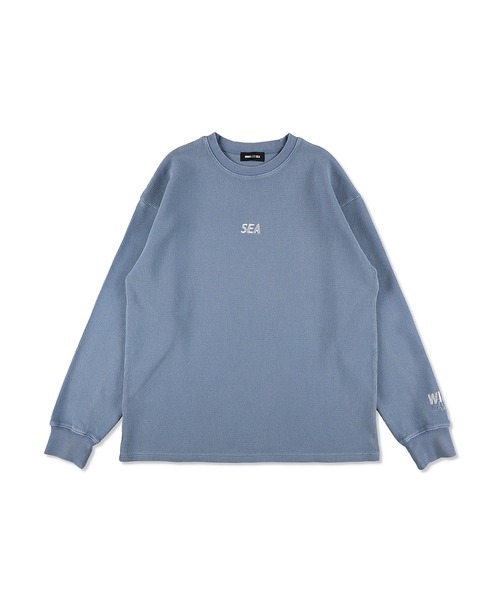 WIND AND SEA（ウィンダンシー） tシャツ HEAVY WAFFLE L/S TEE メンズ