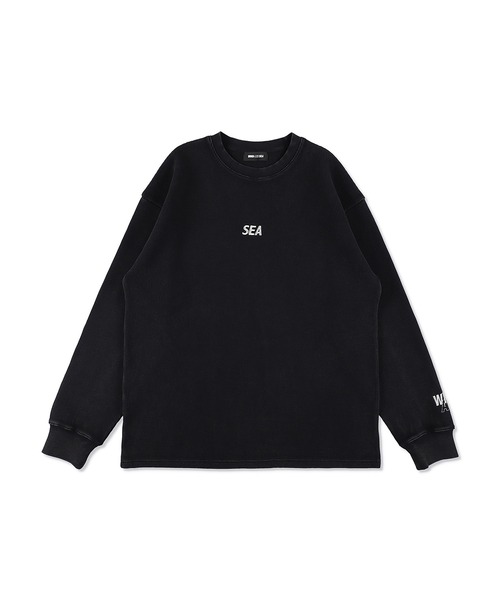 WIND AND SEA（ウィンダンシー） tシャツ HEAVY WAFFLE L/S TEE メンズ