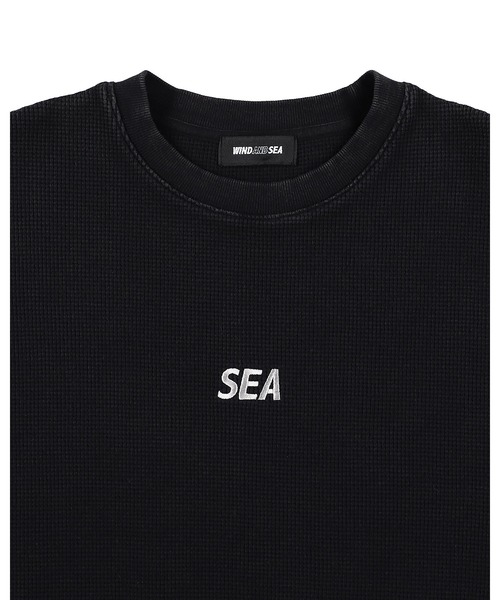 WIND AND SEA（ウィンダンシー） tシャツ HEAVY WAFFLE L/S TEE メンズ