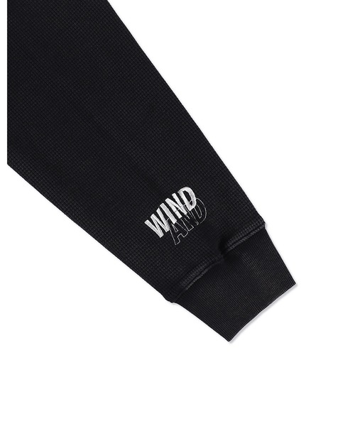 WIND AND SEA（ウィンダンシー） tシャツ HEAVY WAFFLE L/S TEE メンズ