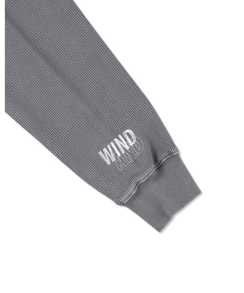 WIND AND SEA（ウィンダンシー） tシャツ HEAVY WAFFLE L/S TEE メンズ