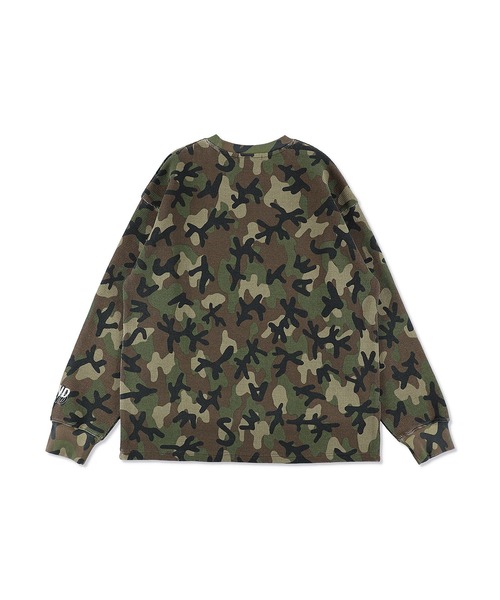 WIND AND SEA（ウィンダンシー） tシャツ HEAVY WAFFLE L/S TEE メンズ