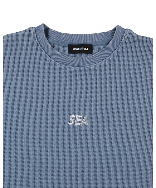 WIND AND SEA（ウィンダンシー） tシャツ HEAVY WAFFLE L/S TEE メンズ