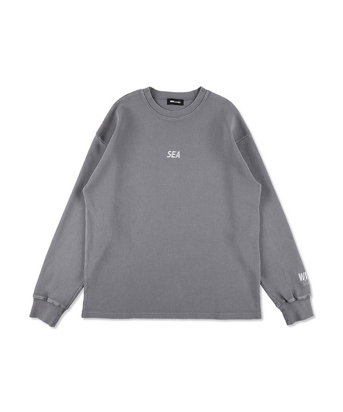 WIND AND SEA ウィンダンシー　ロンTT WIND AND SEA】ウィンダンシー◇ロゴ Tシャツ (WIND AND SEA/Tシャツ