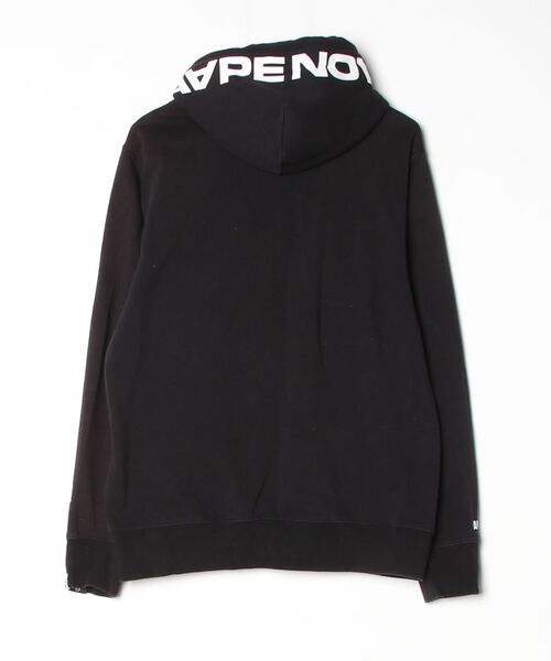 Aape ブラック パーカー サイズM 男女兼用 AAPE BY A BATHING APE（エーエイプバイアベイシングエイプ） プル