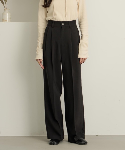 hinari（ヒナリ） パンツ SMALL ブラック レディース : ZOZOTOWN Yahoo