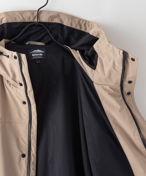 「OUTDOOR PRODUCTS」 マウンテンパーカー MEDIUM ベージュ メンズ_画像9