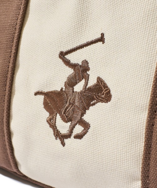 「BEVERLY HILLS POLO CLUB」 ハンドバッグ FREE ベージュ レディース_画像8