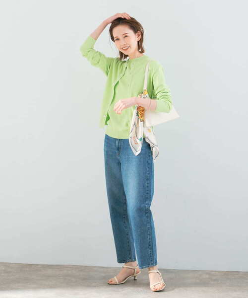 「URBAN RESEARCH ROSSO WOMEN」 カーディガン 1 グリーン系その他 レディース_画像2